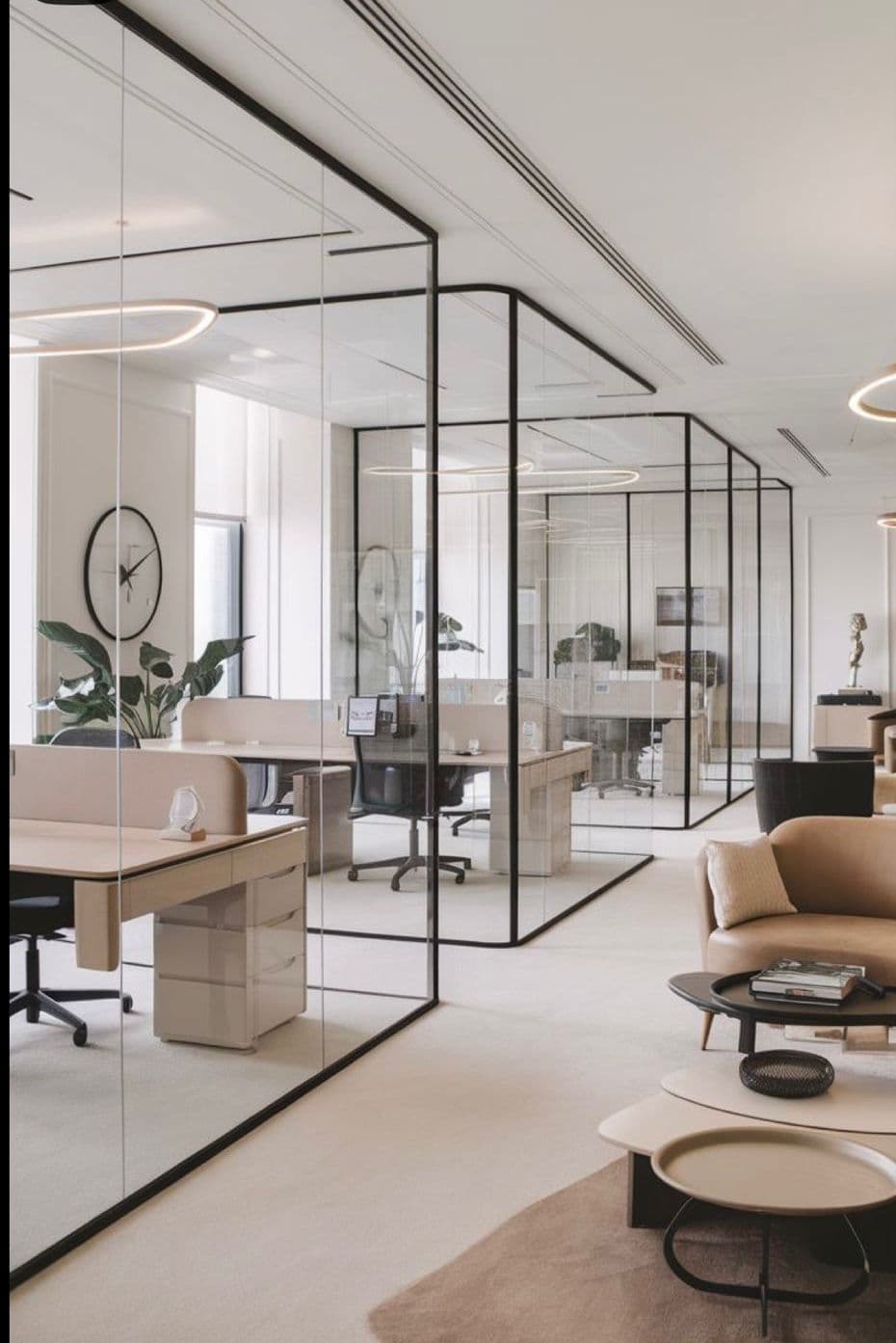 Modern Glass Partition